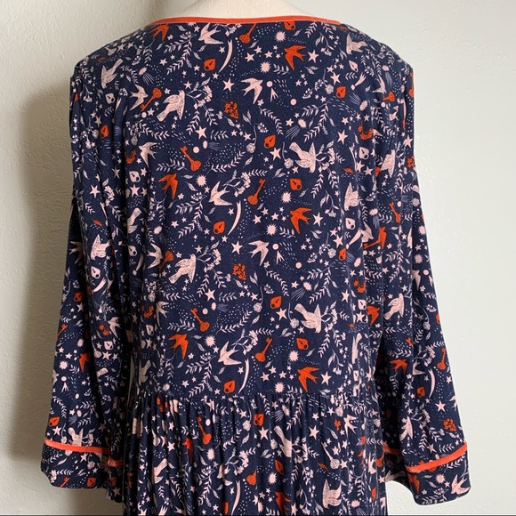 Boden Dreamy Sparrow Dress Size 16 - Picture 11 of 11